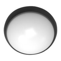 Plafoniera Round PC 9W IP65 4000K Graphite