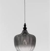 Pendant 1x E27  IP20 Smoky Shadow Glass